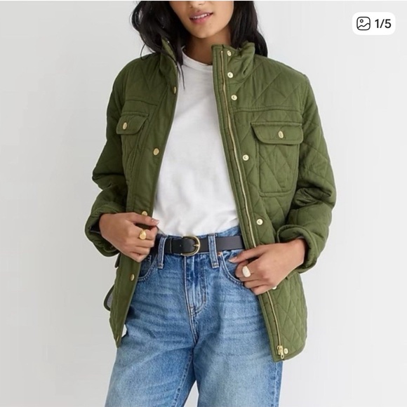 J. Crew Jackets & Blazers - J. Crew quilted Downtown Field Jacket